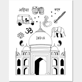I love India Tees Posters and Art